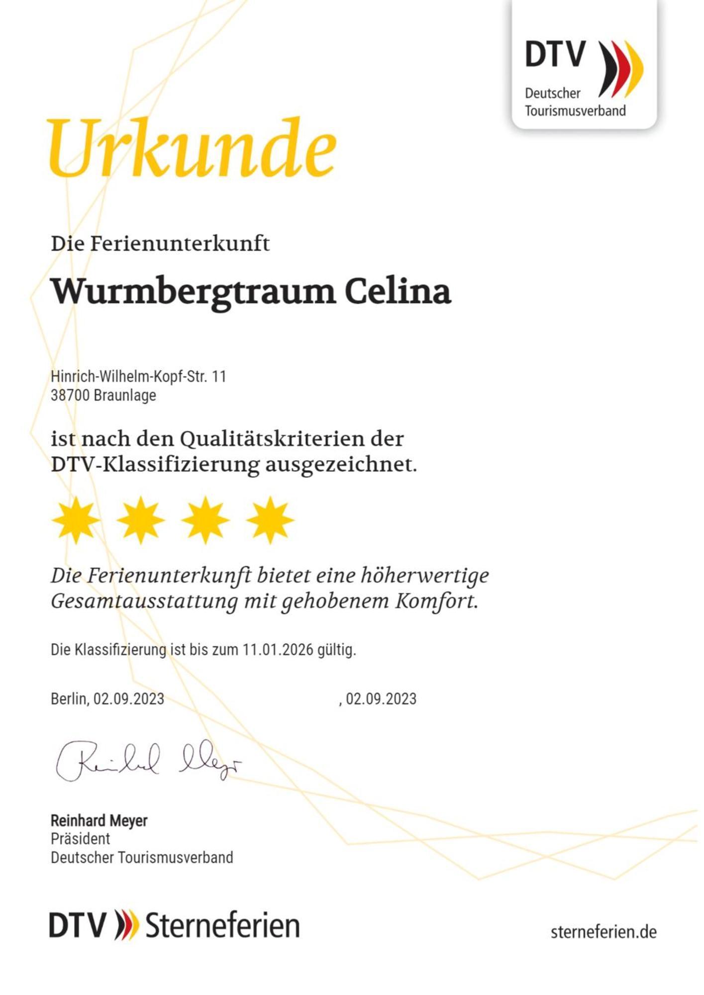 Wurmbergtraum Celina In Braunlage 4 Sterne Zertifiziert Vom Dtv Inklusive Waeschepakete Leilighet Eksteriør bilde